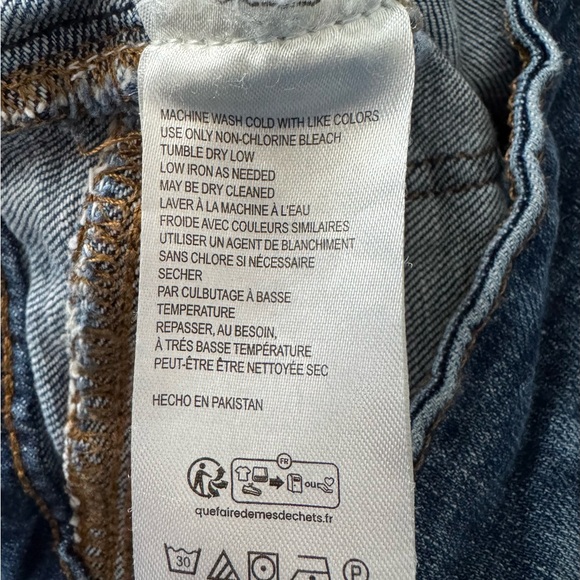 Women's Anthropology Pilcro Classic Jeans Denim Straight Leg Wanderer Size 28 - Picture 5 of 7